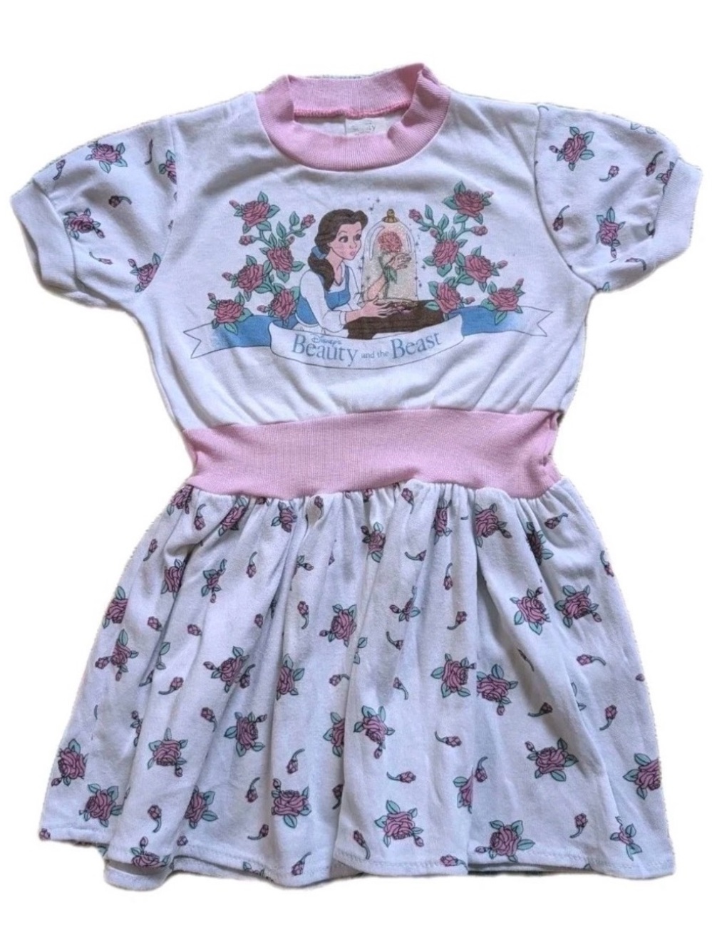 RARE Vintage 1990s Beauty And The Beast Belle Disney Dress Size 5/6 GUC